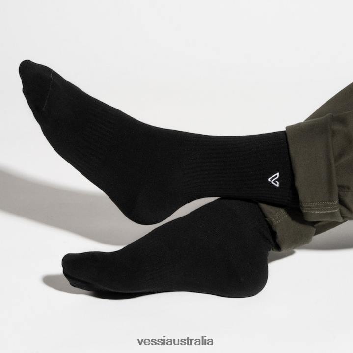 Vessi Lifestyle Crew Socks T04B4 Black,White,Lunar New Year 2024