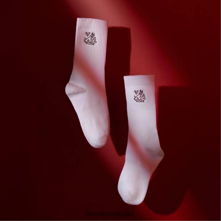 Vessi Lifestyle Crew Socks T04B4 Black,White,Lunar New Year 2024