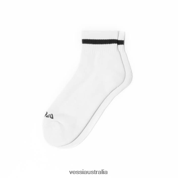 Vessi Mid Crew Socks T04B5 Grey,Black,White,Pink on White,Turquoise on White,Purple on White