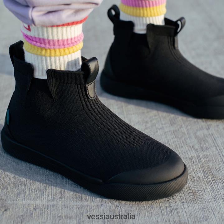 Vessi Weekend Chelsea - Asphalt Black on Black T04B334 Asphalt Black on Black