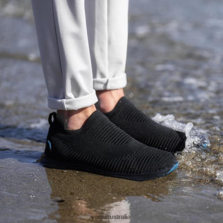 Vessi Everyday Move Slip-ons - Onyx Black on Black T04B84 Onyx Black on Black