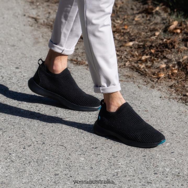 Vessi Everyday Move Slip-ons - Onyx Black on Black T04B84 Onyx Black on Black