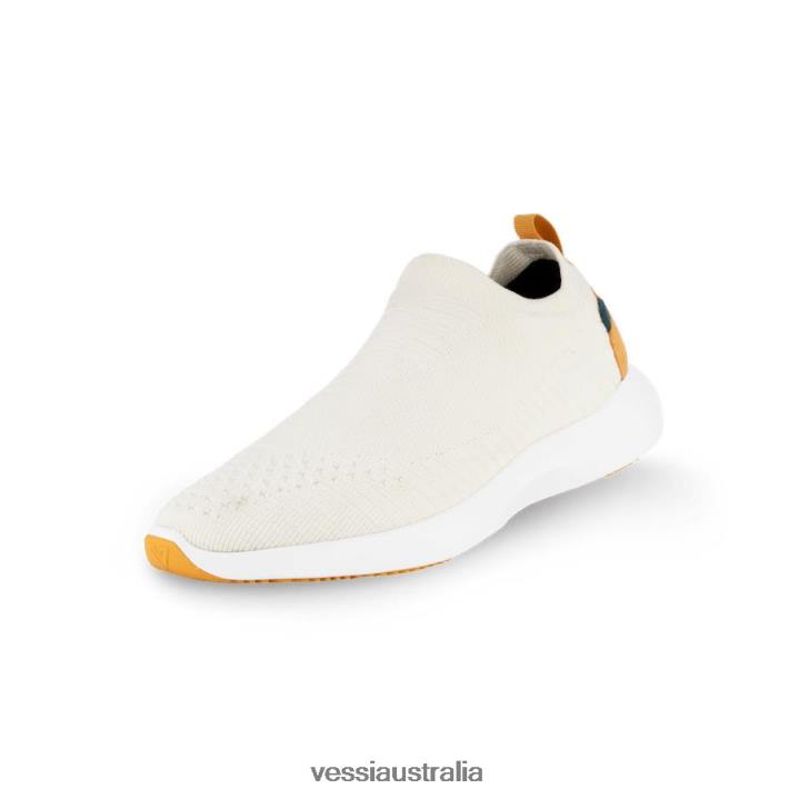 Vessi Everyday Move Slip-Ons - White on Oasis T04B276 White on Oasis