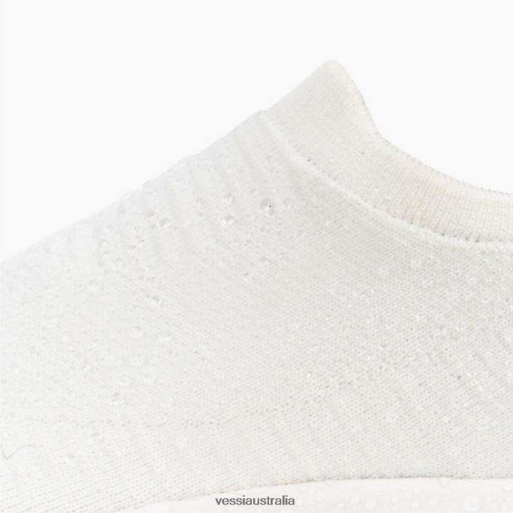 Vessi Everyday Move Slip-Ons - White on Oasis T04B276 White on Oasis