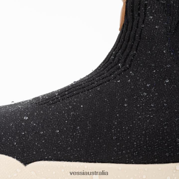 Vessi Weekend Chelsea - Asphalt Black on Off White T04B253 Asphalt Black on Off White