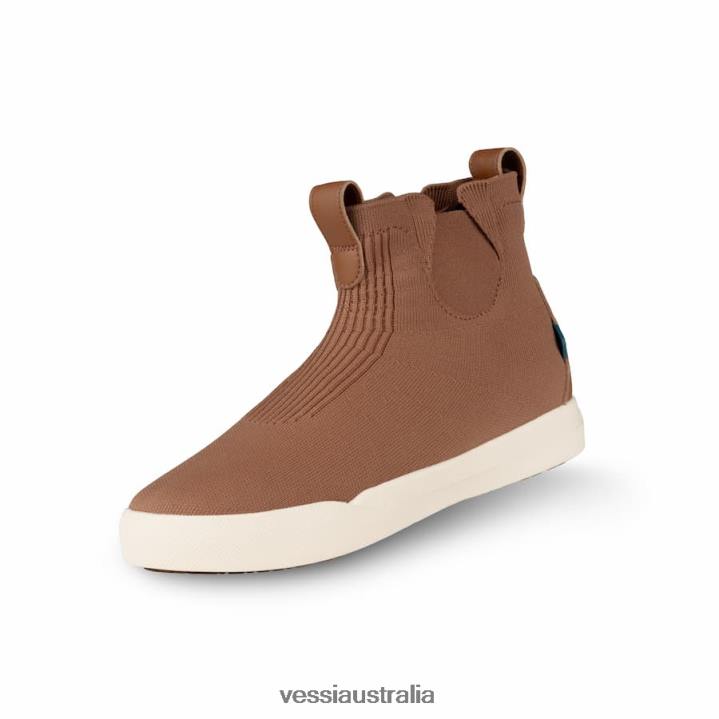 Vessi Weekend Chelsea - Caramel Brown on Off White T04B313 Caramel Brown on Off White